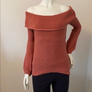 Off the shoulder sweater
